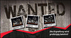 Honda Hornet, CBF600S und CBF1000F zum Sonderpreis