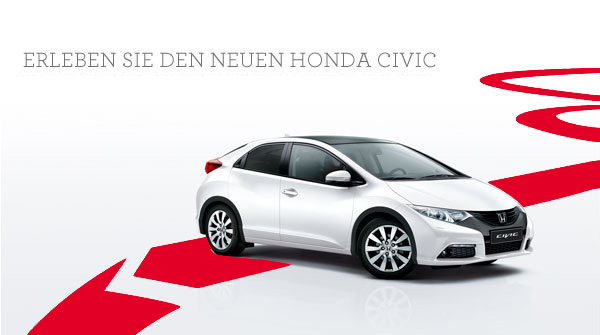 Erleben Sie jetzt den neuen Honda CIVIC.